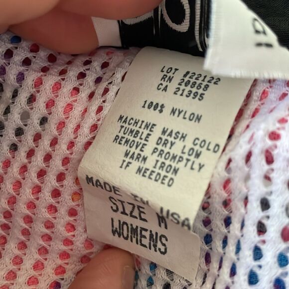 Dolfin international cool vtg 90s windbreaker jacket full zip pixel size medium - Picture 9 of 15